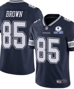 Nike Dallas Cowboys #85 Noah Brown Navy Blue Team Color Stitched With Established In 1960 Patch NFL Vapor Untouchable Limited Jersey