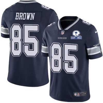 Nike Dallas Cowboys #85 Noah Brown Navy Blue Team Color Stitched With Established In 1960 Patch NFL Vapor Untouchable Limited Jersey