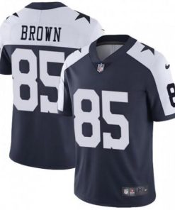 Nike Dallas Cowboys #85 Noah Brown Navy Blue Thanksgiving Stitched NFL Vapor Untouchable Limited Throwback Jersey