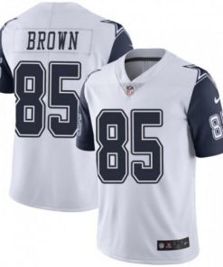 Nike Dallas Cowboys #85 Noah Brown White Stitched NFL Limited Rush Jersey