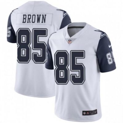 Nike Dallas Cowboys #85 Noah Brown White Stitched NFL Limited Rush Jersey