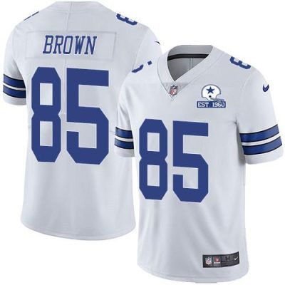 Nike Dallas Cowboys #85 Noah Brown White Stitched With Established In 1960 Patch NFL Vapor Untouchable Limited Jersey