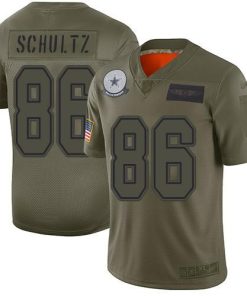 Nike Dallas Cowboys #86 Dalton Schultz Camo Stitched NFL Limited 2019 Salute To Service Jersey