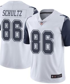 Nike Dallas Cowboys #86 Dalton Schultz White Stitched NFL Limited Rush Jersey