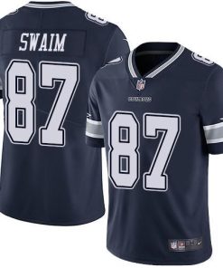 Nike Dallas Cowboys #87 Geoff Swaim Navy Blue Team Color Stitched NFL Vapor Untouchable Limited Jersey