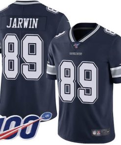 Nike Dallas Cowboys #89 Blake Jarwin Navy Blue Team Color Stitched NFL 100th Season Vapor Untouchable Limited Jersey