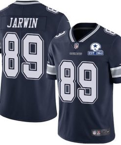 Nike Dallas Cowboys #89 Blake Jarwin Navy Blue Team Color Stitched With Established In 1960 Patch NFL Vapor Untouchable Limited Jersey