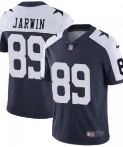 Nike Dallas Cowboys #89 Blake Jarwin Navy Blue Thanksgiving Stitched NFL Vapor Untouchable Limited Throwback Jersey