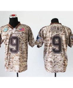 Nike Dallas Cowboys #9 Tony Romo Camo Stitched NFL New Elite USMC Jersey