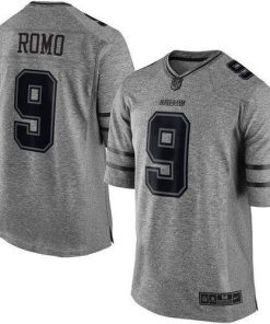 Nike Dallas Cowboys #9 Tony Romo Gray Stitched NFL Limited Gridiron Gray Jersey