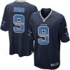 Nike Dallas Cowboys #9 Tony Romo Navy Blue Team Color Stitched NFL Limited Strobe Jersey