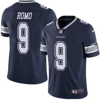 Nike Dallas Cowboys #9 Tony Romo Navy Blue Team Color Stitched NFL Vapor Untouchable Limited Jersey