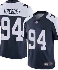 Nike Dallas Cowboys #94 Randy Gregory Navy Blue Thanksgiving Stitched NFL Vapor Untouchable Limited Throwback Jersey