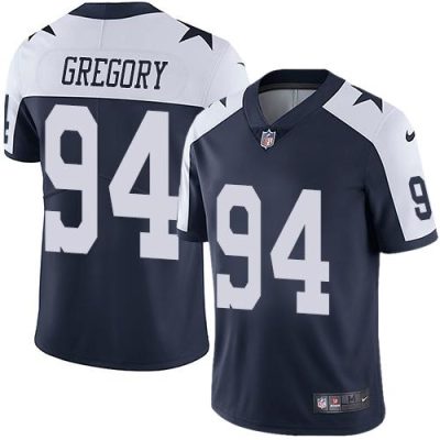 Nike Dallas Cowboys #94 Randy Gregory Navy Blue Thanksgiving Stitched NFL Vapor Untouchable Limited Throwback Jersey
