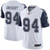 Nike Dallas Cowboys #94 Randy Gregory White Stitched NFL Limited Rush Jersey