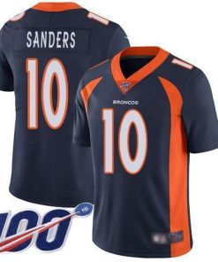 Nike Denver Broncos #10 Emmanuel Sanders Navy Blue Alternate Stitched NFL 100th Season Vapor Limited Jersey