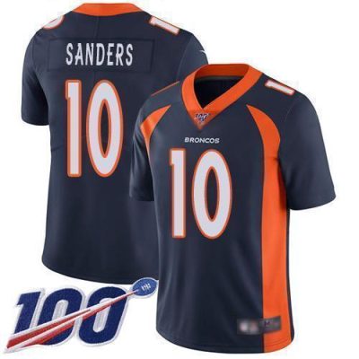 Nike Denver Broncos #10 Emmanuel Sanders Navy Blue Alternate Stitched NFL 100th Season Vapor Limited Jersey