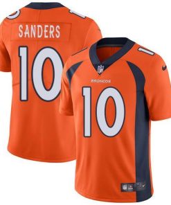 Nike Denver Broncos #10 Emmanuel Sanders Orange Team Color Stitched NFL Vapor Untouchable Limited Jersey
