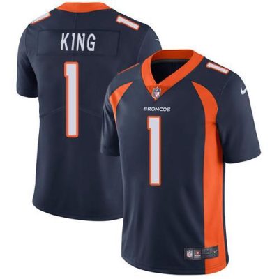 Nike Denver Broncos #1 Marquette King Navy Blue Alternate Stitched NFL Vapor Untouchable Limited Jersey