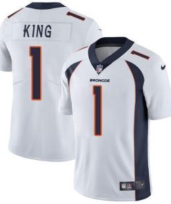 Nike Denver Broncos #1 Marquette King White Stitched NFL Vapor Untouchable Limited Jersey