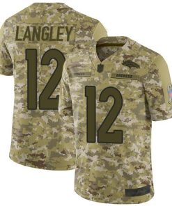 Nike Denver Broncos #12 Brendan Langley Camo Stitched NFL Limited 2018 Salute To Service Jersey