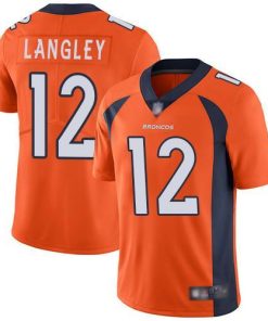 Nike Denver Broncos #12 Brendan Langley Orange Team Color Stitched NFL Vapor Untouchable Limited Jersey
