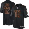 Nike Denver Broncos #12 Paxton Lynch Black Stitched NFL Impact Limited Jersey