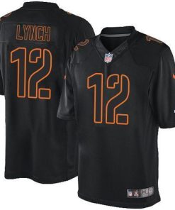 Nike Denver Broncos #12 Paxton Lynch Black Stitched NFL Impact Limited Jersey