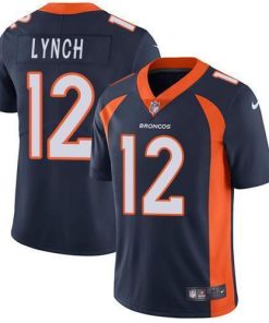Nike Denver Broncos #12 Paxton Lynch Navy Blue Alternate Stitched NFL Vapor Untouchable Limited Jersey