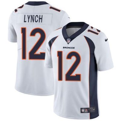 Nike Denver Broncos #12 Paxton Lynch White Stitched NFL Vapor Untouchable Limited Jersey