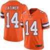 Nike Denver Broncos #14 Cody Latimer Orange Stitched NFL Limited Rush Jersey