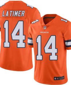 Nike Denver Broncos #14 Cody Latimer Orange Stitched NFL Limited Rush Jersey