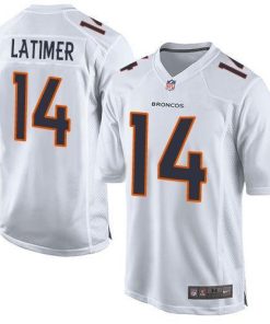 Nike Denver Broncos #14 Cody Latimer White Stitched NFL Game Event Jersey