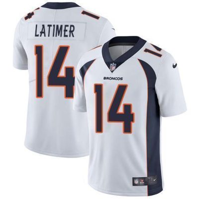 Nike Denver Broncos #14 Cody Latimer White Stitched NFL Vapor Untouchable Limited Jersey