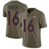 Nike Denver Broncos #16 Bennie Fowler Olive Stitched NFL Limited 2017 Salute to Service Jersey