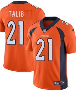 Nike Denver Broncos #21 Aqib Talib Orange Team Color Stitched NFL Vapor Untouchable Limited Jersey