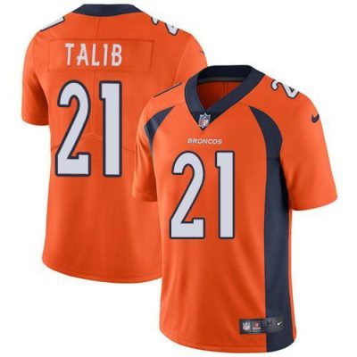 Nike Denver Broncos #21 Aqib Talib Orange Team Color Stitched NFL Vapor Untouchable Limited Jersey