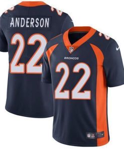 Nike Denver Broncos #22 C.J. Anderson Navy Blue Alternate Stitched NFL Vapor Untouchable Limited Jersey