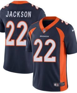 Nike Denver Broncos #22 Kareem Jackson Navy Blue Alternate Stitched NFL Vapor Untouchable Limited Jersey