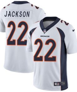Nike Denver Broncos #22 Kareem Jackson White Stitched NFL Vapor Untouchable Limited Jersey