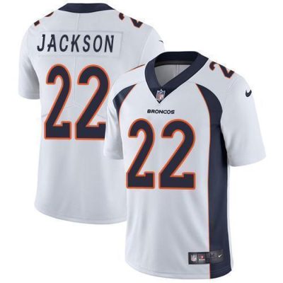 Nike Denver Broncos #22 Kareem Jackson White Stitched NFL Vapor Untouchable Limited Jersey
