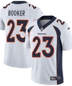 Nike Denver Broncos #23 Devontae Booker White Stitched NFL Vapor Untouchable Limited Jersey