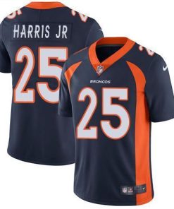 Nike Denver Broncos #25 Chris Harris Jr Navy Blue Alternate Stitched NFL Vapor Untouchable Limited Jersey