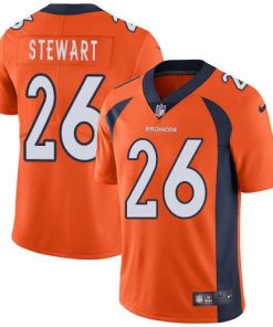 Nike Denver Broncos #26 Darian Stewart Orange Team Color Stitched NFL Vapor Untouchable Limited Jersey
