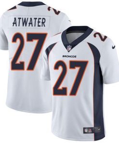 Nike Denver Broncos #27 Steve Atwater White Stitched NFL Vapor Untouchable Limited Jersey