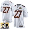 Nike Denver Broncos #27 Steve Atwater White Super Bowl 50 Stitched NFL Game Event Jersey