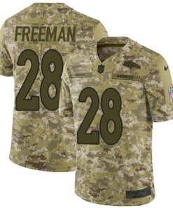 Nike Denver Broncos #28 Royce Freeman Camo Stitched NFL Limited 2018 Salute To Service Jersey