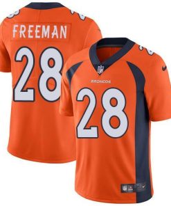 Nike Denver Broncos #28 Royce Freeman Orange Team Color Stitched NFL Vapor Untouchable Limited Jersey