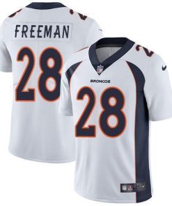 Nike Denver Broncos #28 Royce Freeman White Stitched NFL Vapor Untouchable Limited Jersey