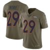 Nike Denver Broncos #29 Bradley Roby Olive Stitched NFL Limited 2017 Salute to Service Jersey